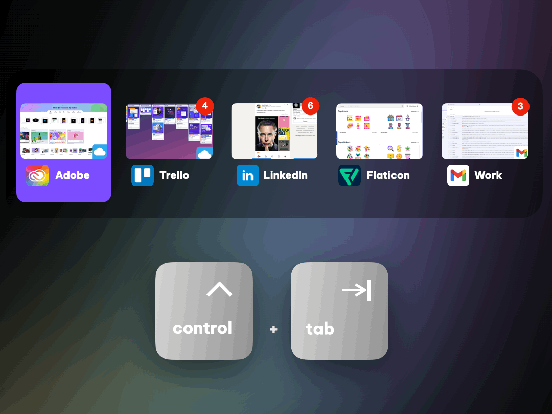 Custom keyboard shortcuts