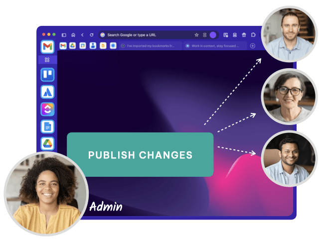 Make changes with real-time updates